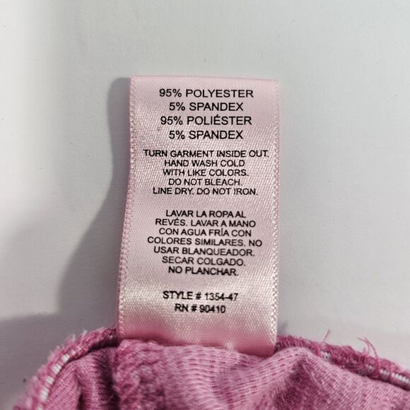 Juicy Couture Pink Studded Ribbed Velour 2pc Lounge Pajama Set Size Small - Picture 4 of 8